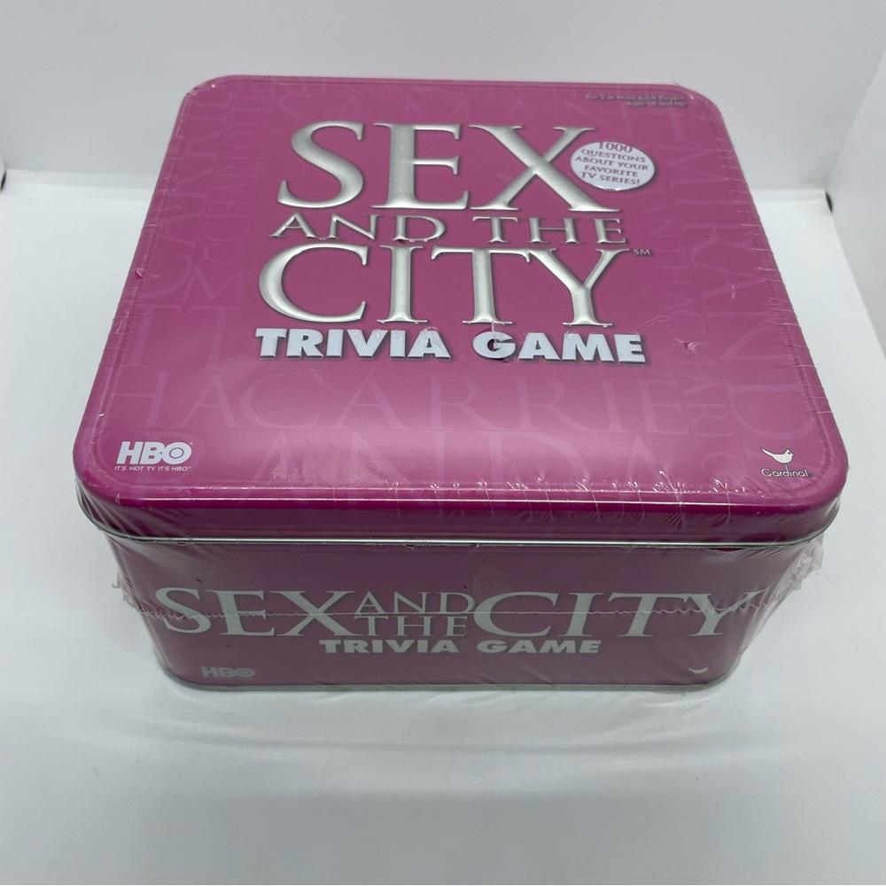 Sex and the City Trivia Game in Pink Tin